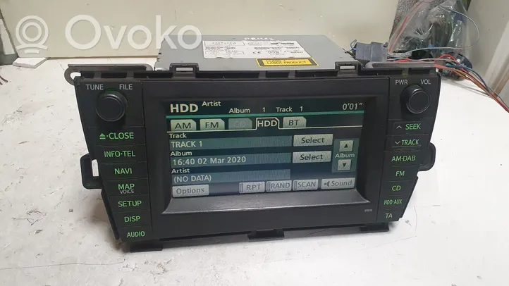 Toyota Prius (XW30) Panel / Radioodtwarzacz CD/DVD/GPS 8612047410