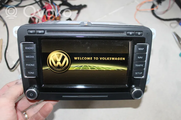 Volkswagen Tiguan Radio/CD/DVD/GPS-pääyksikkö 1T0035680C