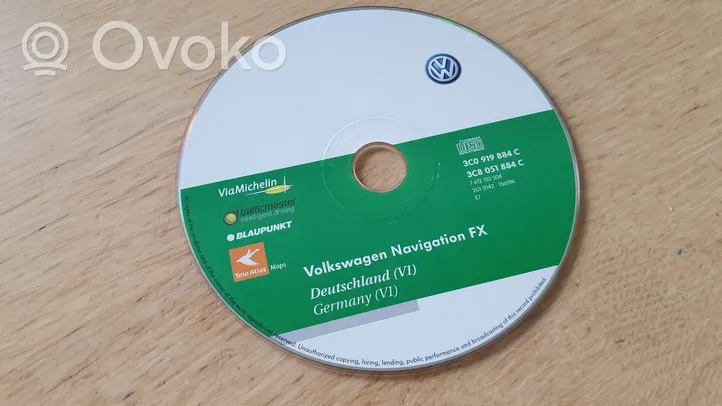Volkswagen PASSAT B6 Mapy do nawigacji CD/DVD 3C0919884C