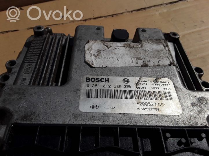 Renault Megane II Sterownik / Moduł ECU 0281012589