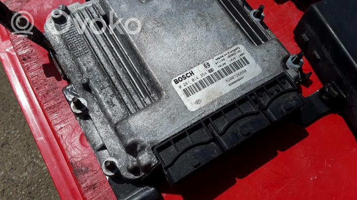 Renault Laguna III Komputer / Sterownik ECU i komplet kluczy 0281014354