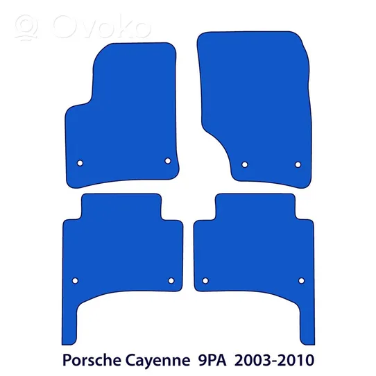 Porsche Cayenne (9PA) Set di tappetini per auto 