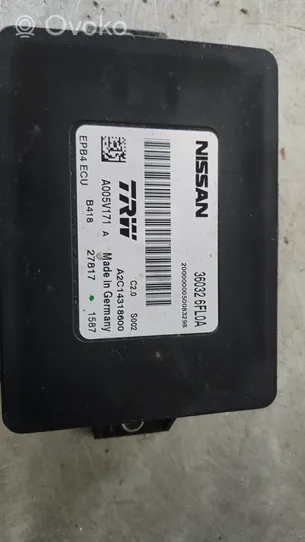 Nissan Qashqai Unité de contrôle, module EMF frein arrière 360326FL02