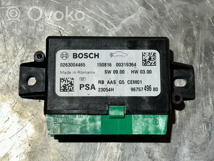 Citroen C4 Cactus Unité de commande, module PDC aide au stationnement 9675749680