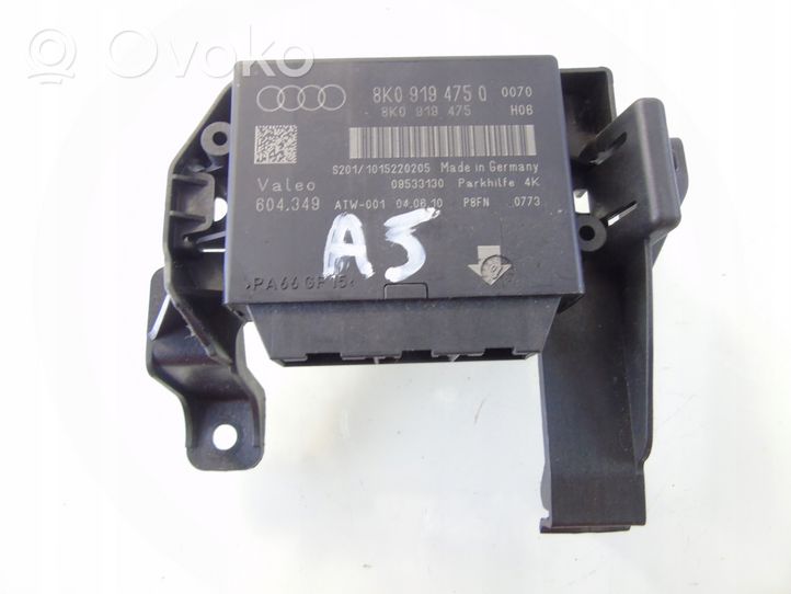 Audi A4 S4 B8 8K Pysäköintitutkan (PCD) ohjainlaite/moduuli 8K0919475Q