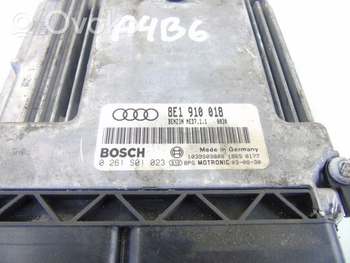 Audi A4 S4 B6 8E 8H Moottorin ohjainlaite/moduuli 8E1910018