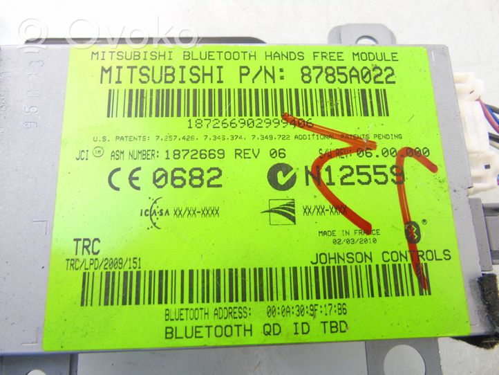 Mitsubishi ASX Bluetoothin ohjainlaite/moduuli 8785A022