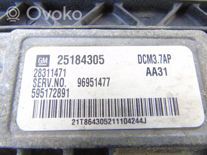 Chevrolet Captiva Calculateur moteur ECU 96951477