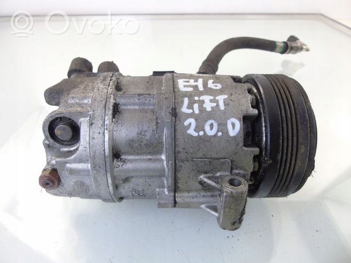 BMW 3 E46 Ilmastointilaitteen kompressorin pumppu (A/C) 6905643