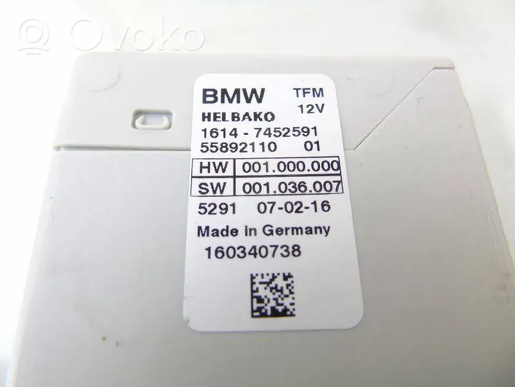 BMW i3 Polttoaineen ruiskutuspumpun ohjainlaite/moduuli 7452591