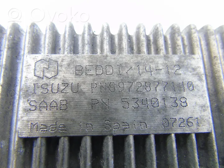 Saab 9-5 Przekaźnik / Modul układu ogrzewania wstępnego 5340138