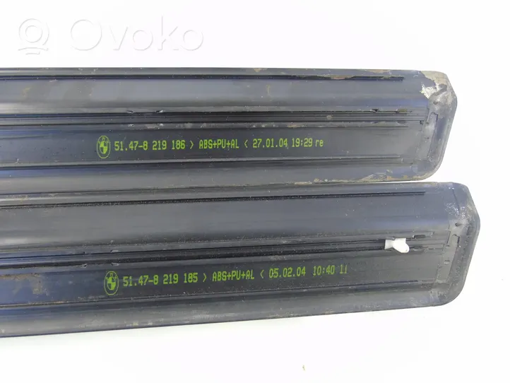 BMW 3 E46 Takaoven kynnyksen suojalista 8219188