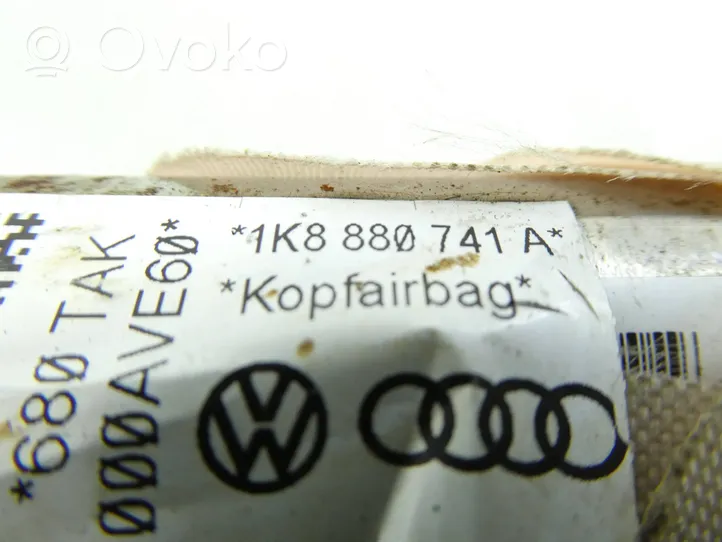 Volkswagen Scirocco Kurtyna airbag 1K8880741A
