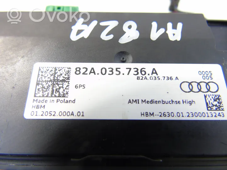 Audi A1 Connecteur/prise USB 82A035736A