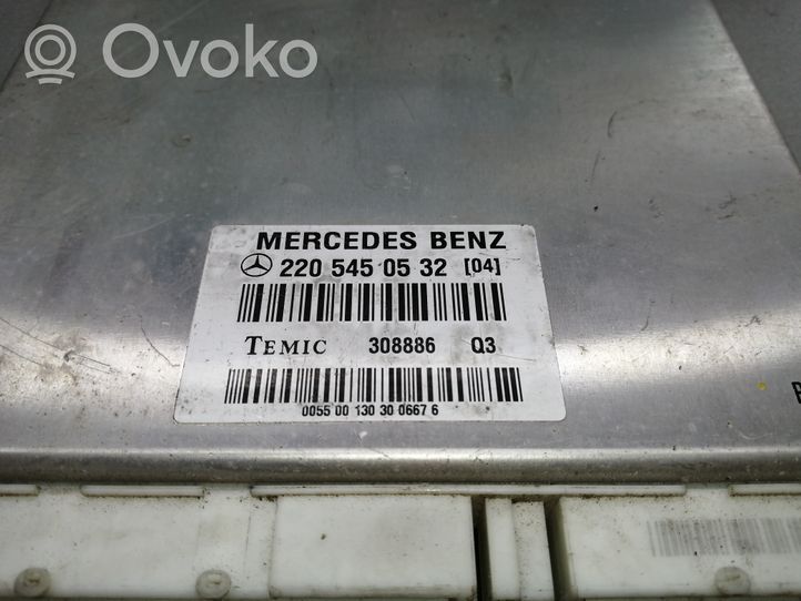 Mercedes-Benz S W220 Sterownik / Moduł zawieszenia pneumatycznego 2205450532