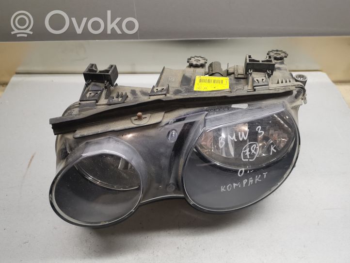 BMW 3 E46 Lampa przednia 0301187601