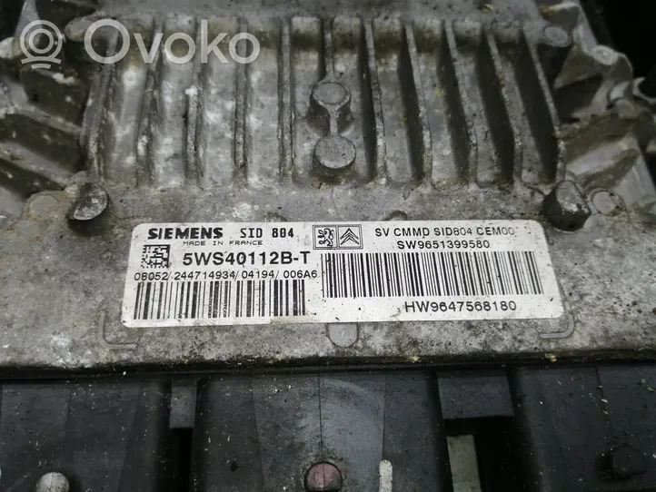 Citroen C3 Calculateur moteur ECU 9647568180