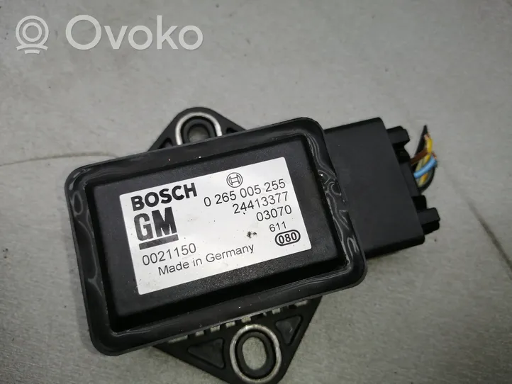 Opel Zafira A ESP acceleration yaw rate sensor 24413377