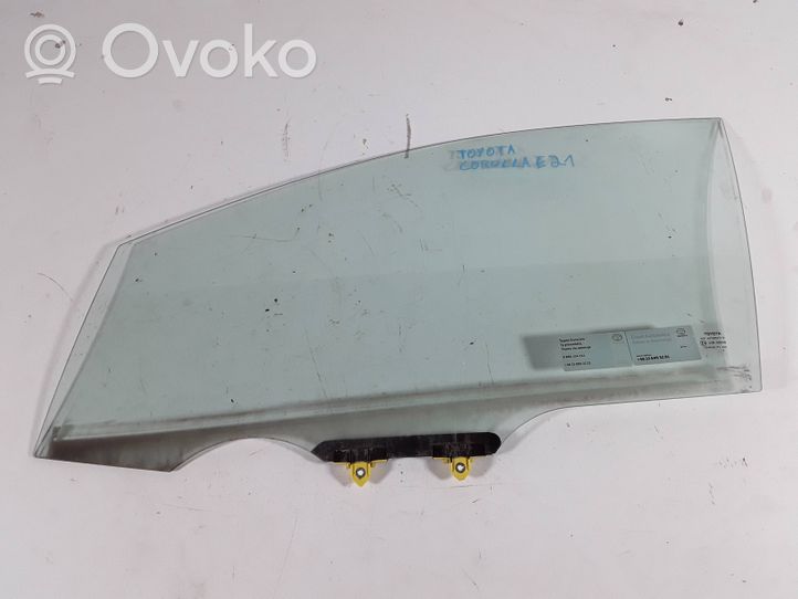 Toyota Corolla E210 E21 Szyba karoseryjna drzwi przednich 43R00049