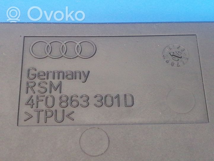 Audi A6 S6 C6 4F Wkładka schowka tunelu środkowego 4F0863301D