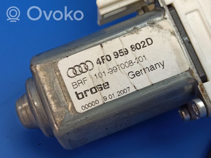 Audi A6 S6 C6 4F Mécanisme de lève-vitre avec moteur 4F0837462