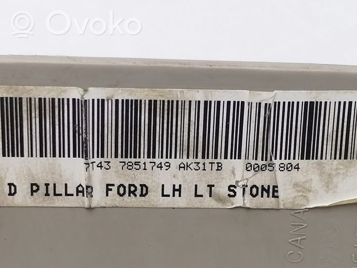 Ford Edge I D-pilarin verhoilu (yläosa) 7T437851749