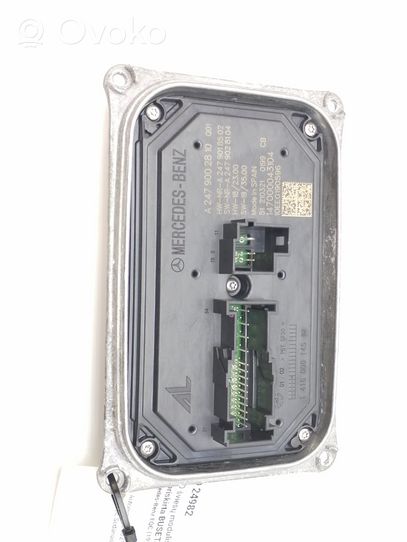 Mercedes-Benz EQC Module de contrôle de ballast LED A2479002810