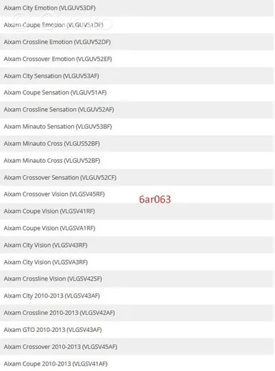 Aixam A741 Pinza del freno anteriore 6AR063