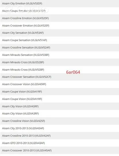 Aixam GTO Pinza del freno anteriore 6AR064