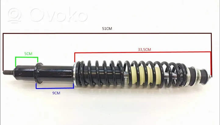 Aixam D-TRUCK Ammortizzatore anteriore con molla elicoidale 4AP009