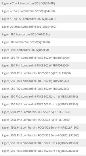 Ligier JS 50 Altra parte del motore 4730878