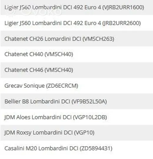 Chatenet CH26 CH28 CH30 Autre pièce du moteur 8205130