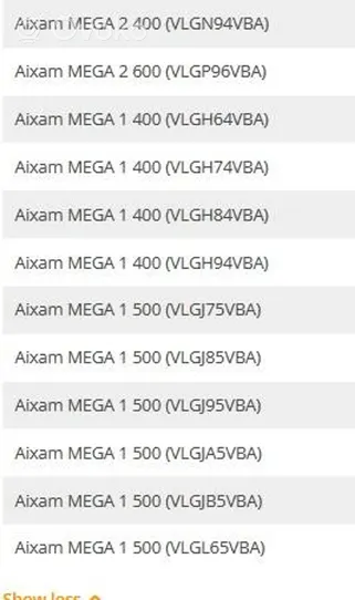 Aixam Crossline muu moottorin osa 1758099050