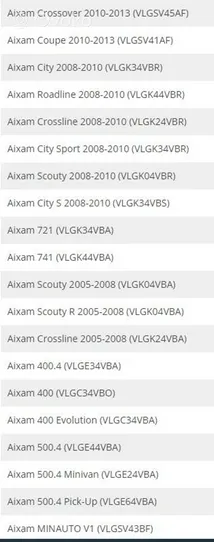 Aixam 500 Sprzęgło / Komplet 23.02A