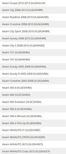 Aixam 500 Osłona drążka kierowniczego MC72