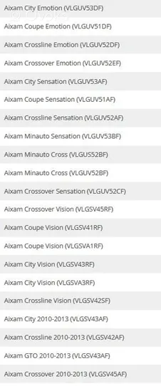 Aixam Crossover Soufflet de biellette de direction MC72