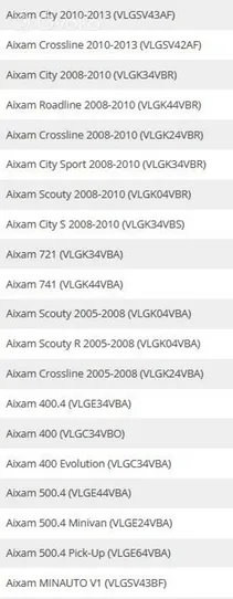 Aixam A741 Plaquettes de frein arrière 060101