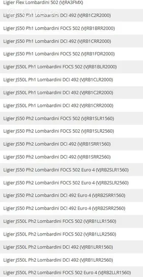 Ligier JS 50 Joint-soufflet arbre de commande extérieur 220401