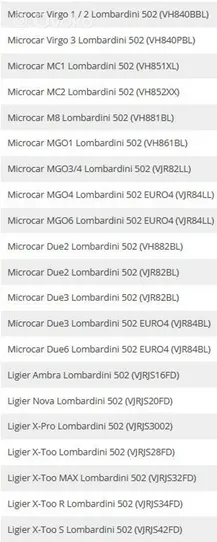 Ligier IXO Pakaitinimo žvakė (-ės) 2100109