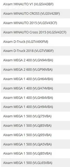 Aixam Mega Polttoainesuodatin SN21599