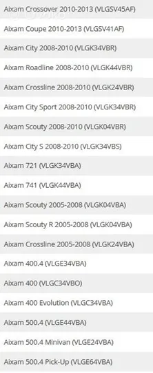 Aixam Crossline Etukuulanivel 250102