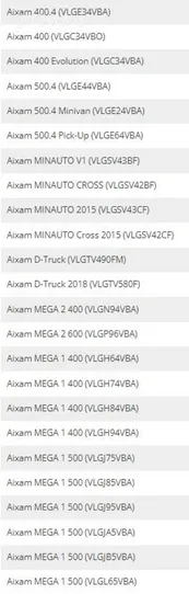 Aixam Crossover Pastilla de freno (trasera) 6AP031