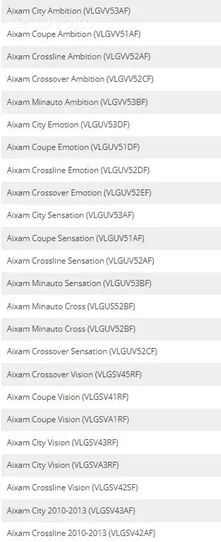 Aixam GTO Etuoven ulkokahva 7AP114