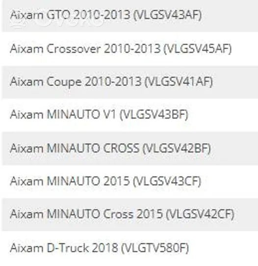 Aixam Crossline Klamka zewnętrzna drzwi 7AP114