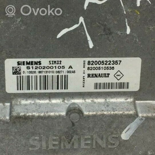 Renault Clio III Calculateur moteur ECU 8200522357