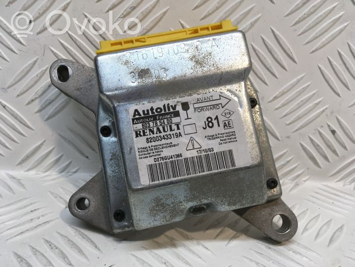 Renault Espace III Airbag control unit/module 8200343319A