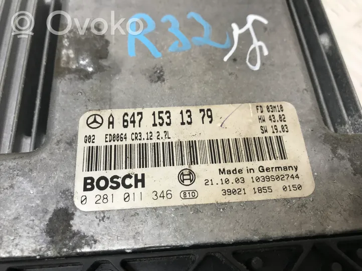 Mercedes-Benz E W211 Sterownik / Moduł ECU A6471531379