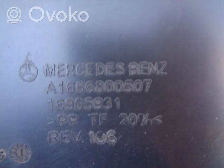 Mercedes-Benz ML W166 Element deski rozdzielczej / dół A1666800507