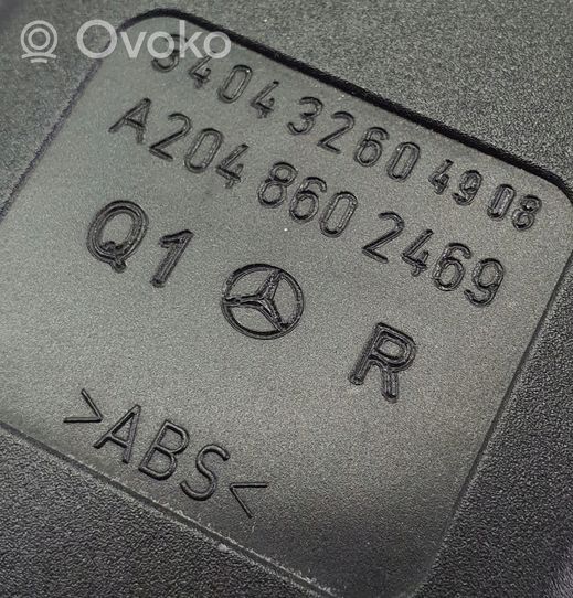 Mercedes-Benz GLK (X204) Klamra przedniego pasa bezpieczeństwa A2048602469