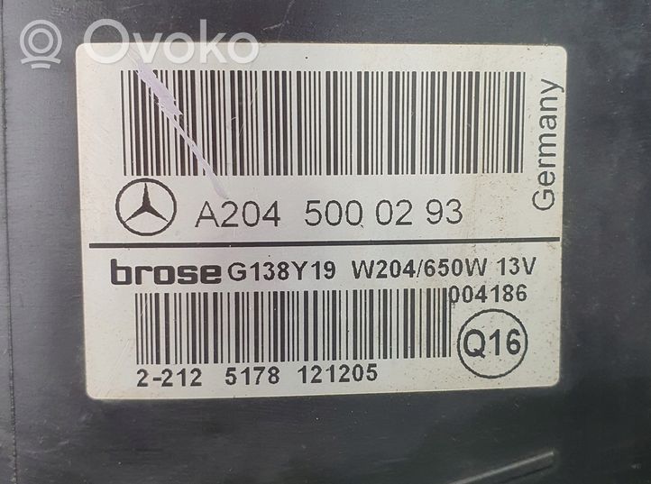 Mercedes-Benz GLK (X204) Elektryczny wentylator chłodnicy A2045000283